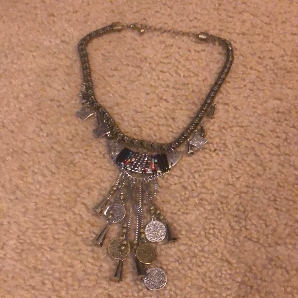 Silver adjustable Nexklace